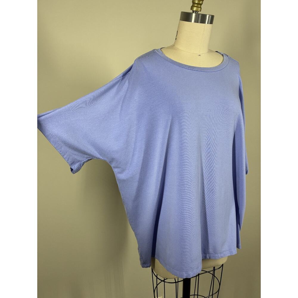 Eileen Fisher Baggy TShirt Top Large Oversized Slouchy Stretch Minimal Lagenlook - Picture 5 of 14